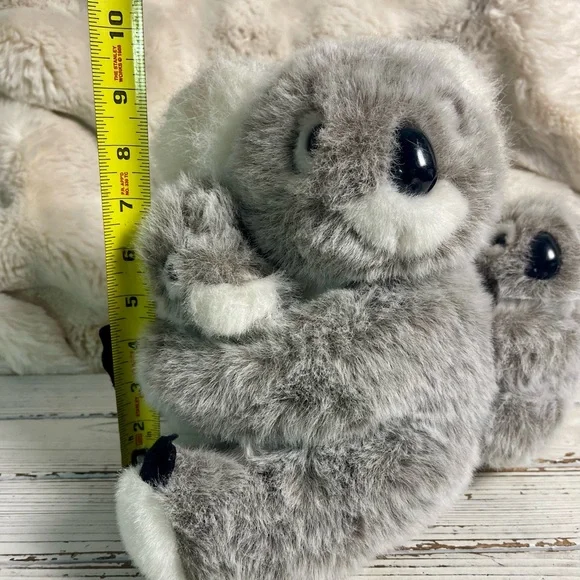 CLEAN Vintage 1994 Kiwi Koala with 2 Babies 10" GANZ Plush Stuffed Animal - Picture 14 of 15